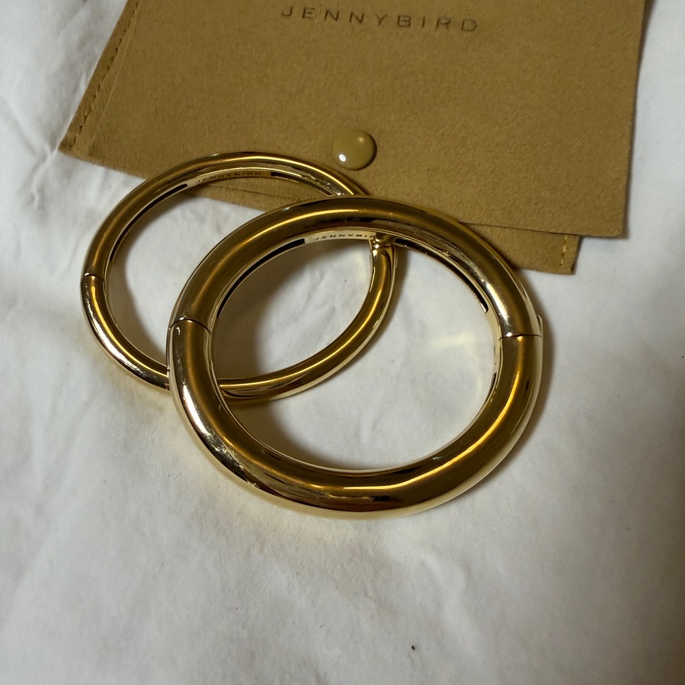 Jenny Bird Gia Bangle and Gia Mega Bangle bracelet like new